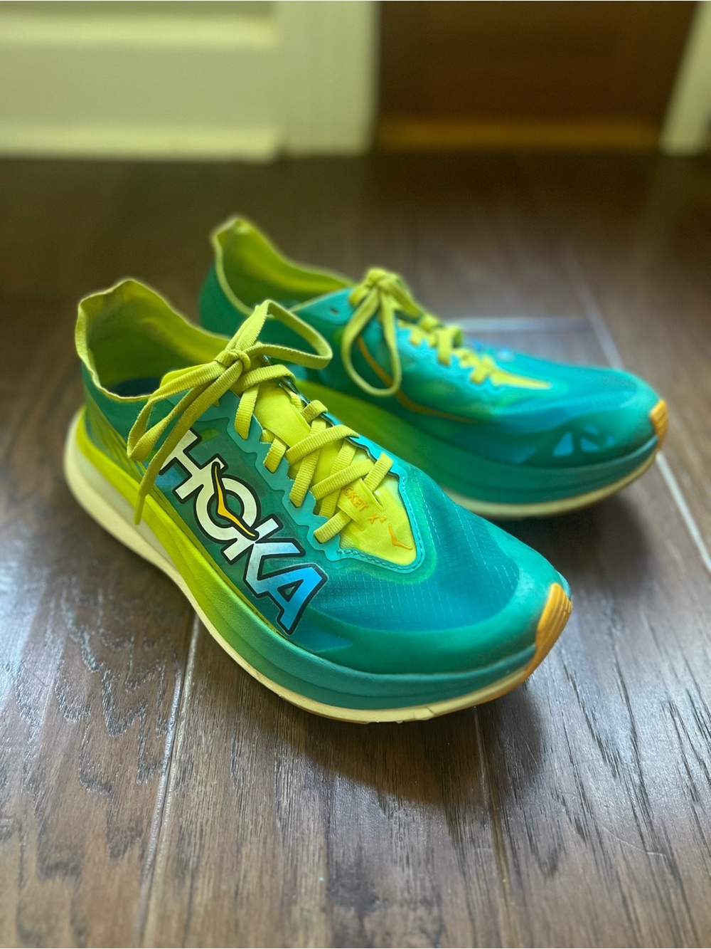 Hoka Rocket X2 Shoes Sz 8